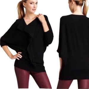 Vince cashmere ruffle dolman sweater